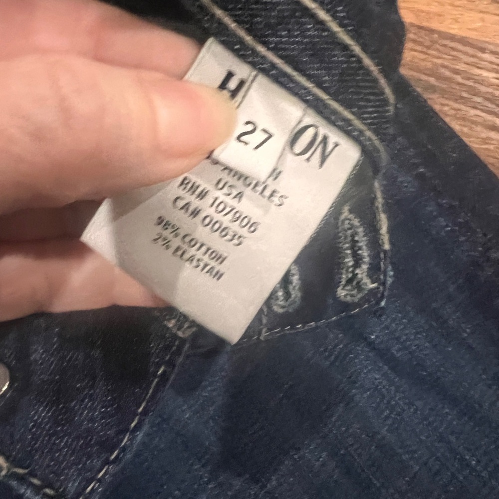 Hudson Jeans Women's Boot Cut in Dark Blue - Picture 6 of 7